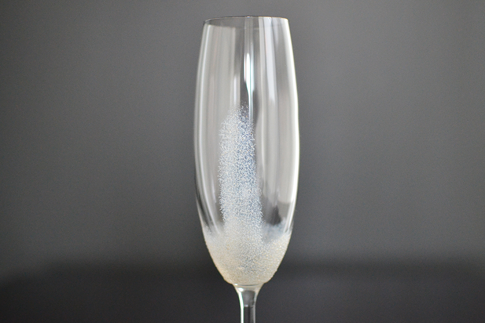 DIY Glittered Glasses