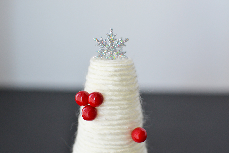 DIY Holiday Yarn Trees