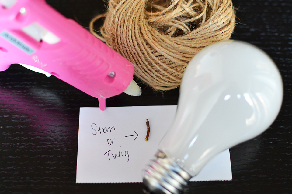 DIY Twine Light Bulb Pears DIY Twine Light Bulb Pears