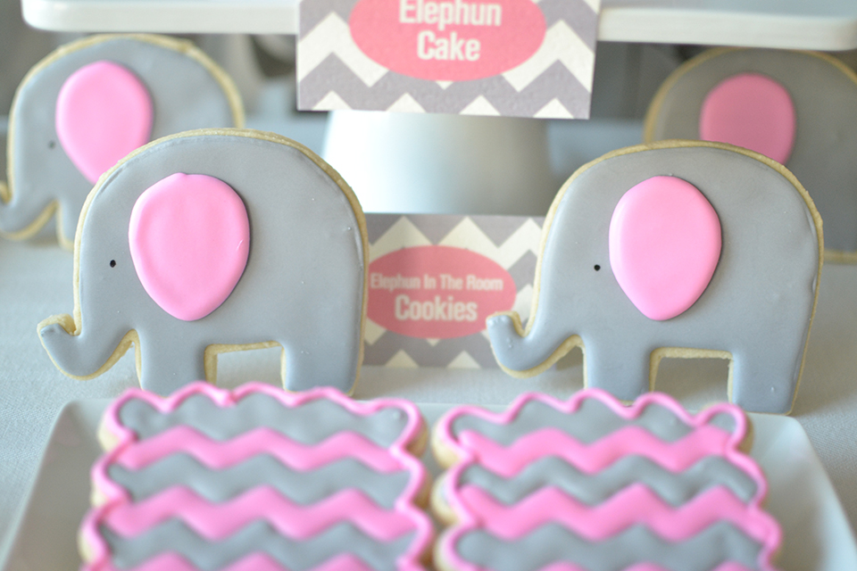 Elephun and Chevron Cookies Elephun and Chevron Cookies
