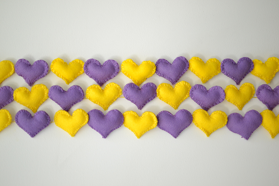 Felt Hearts Felt Hearts