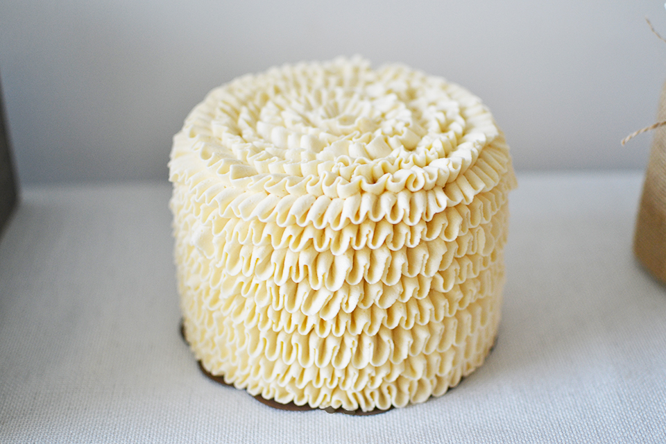 Ribbon Cake, Part Of The Rustic Experience Dessert Table By Sweet Society