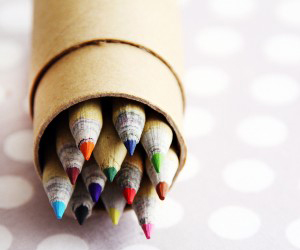 Mini Colored Pencil Tubes