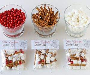 Rat Eyeballs, Spider Legs, And Ghost Poop Take Home Gift Bags