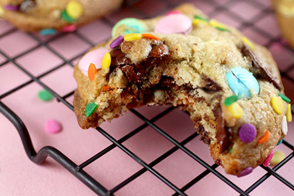 Chocolate Chip Confetti Cookies