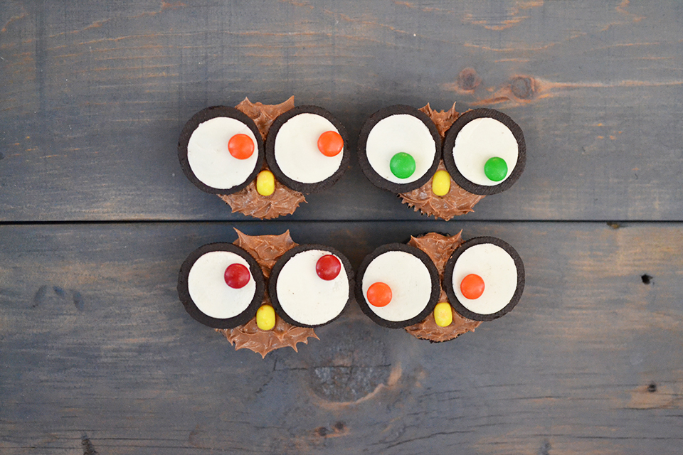 Oreo Cupcake Owls Tutorial