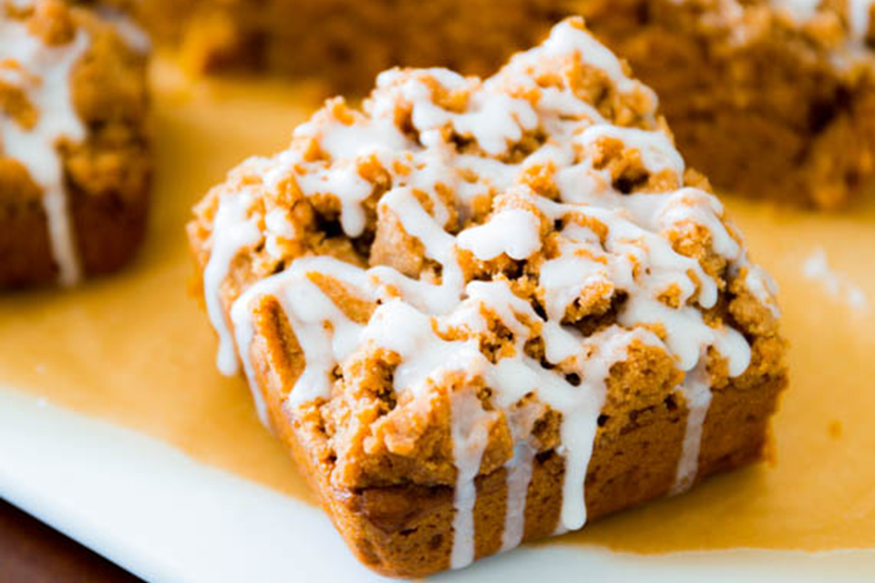 Iced Pumpkin Coffee Cake