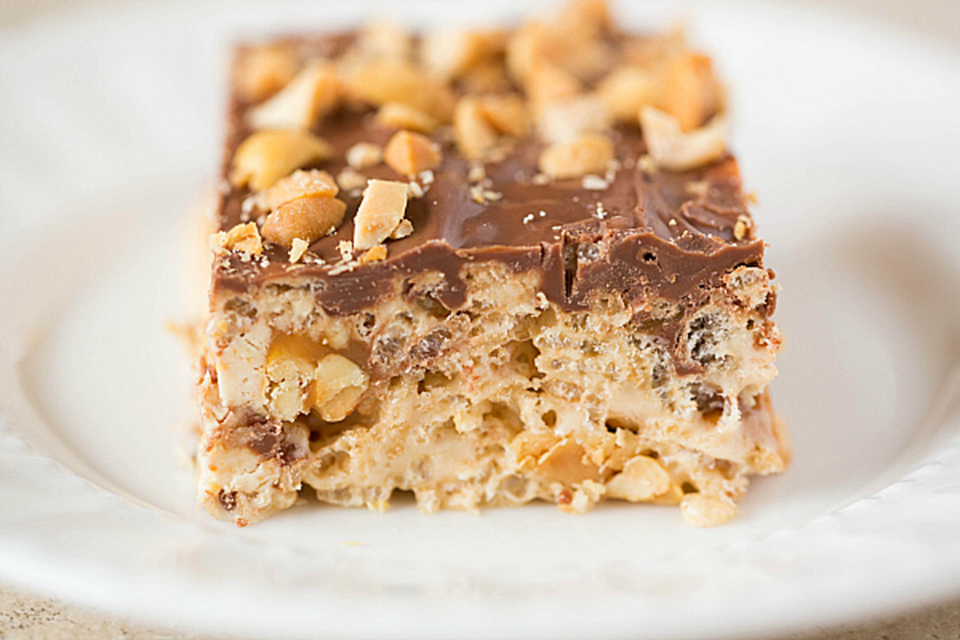 Snickers Rice Krispies Treats Snickers Rice Krispies Treats
