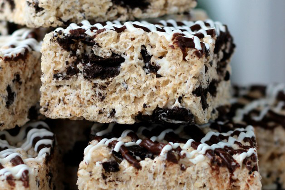 Oreos Rice Krispies Treats