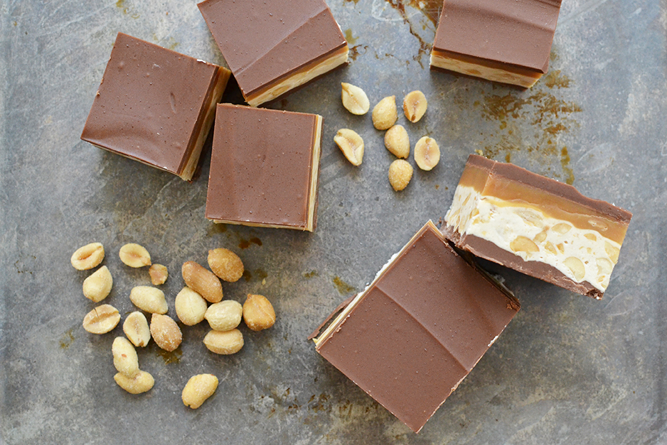 Homemade Snickers Bars Recipe