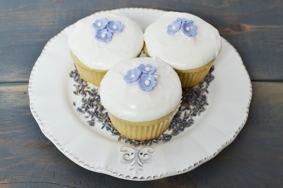 Lavender Cupcakes With Lavender Buttercream Frosting Recipe