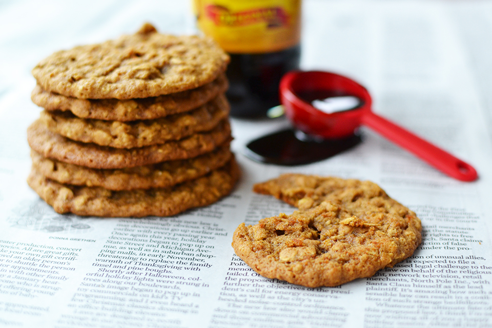 Oatmeal Raisin Molasses Cookies Recipe