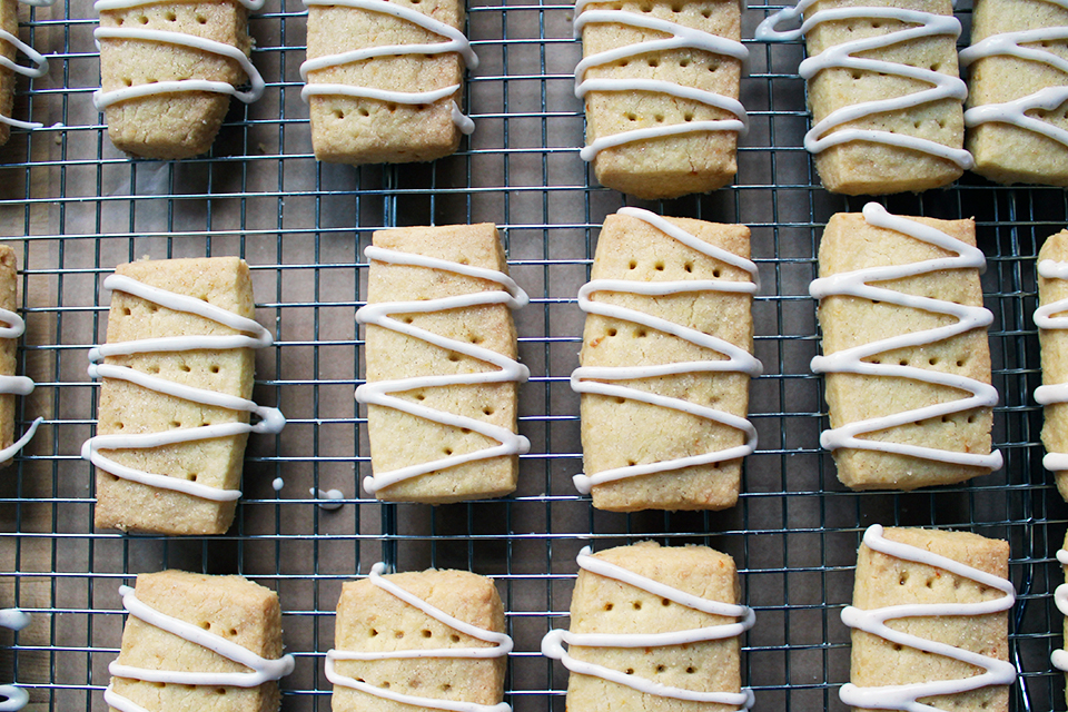 Orange Shortbread With Cinnamon Icing Recipe